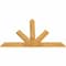Ekena Millwork Saratoga Rough Sawn Timber Gable Bracket, Western Red Cedar, 72"W x 45"H x 2"D x 6"F, 15/12 Pitch GBW072X45X0206SAR00RWR - alternate 2